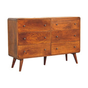 Large Curved Chest - Chestnut - R&R Furniture Gallery (Fountain Valley, CA)
