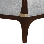 Houston - Matching Chair - Pebble / Walnut - R&R Furniture Gallery (Fountain Valley, CA)
