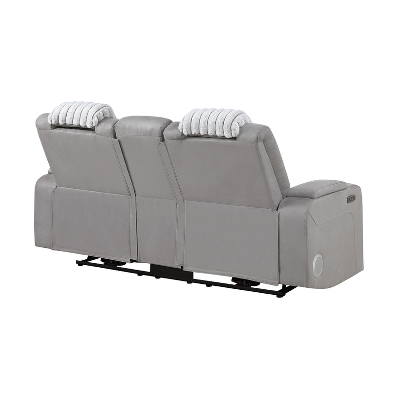 Duran - Power Reclining Loveseat With Power Headrest - R&R Furniture Gallery (Fountain Valley, CA)