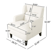 Upholstered Accent Chair Tufted Armchair For Living Room And Bedroom - R&R Furniture Gallery (Fountain Valley, CA)