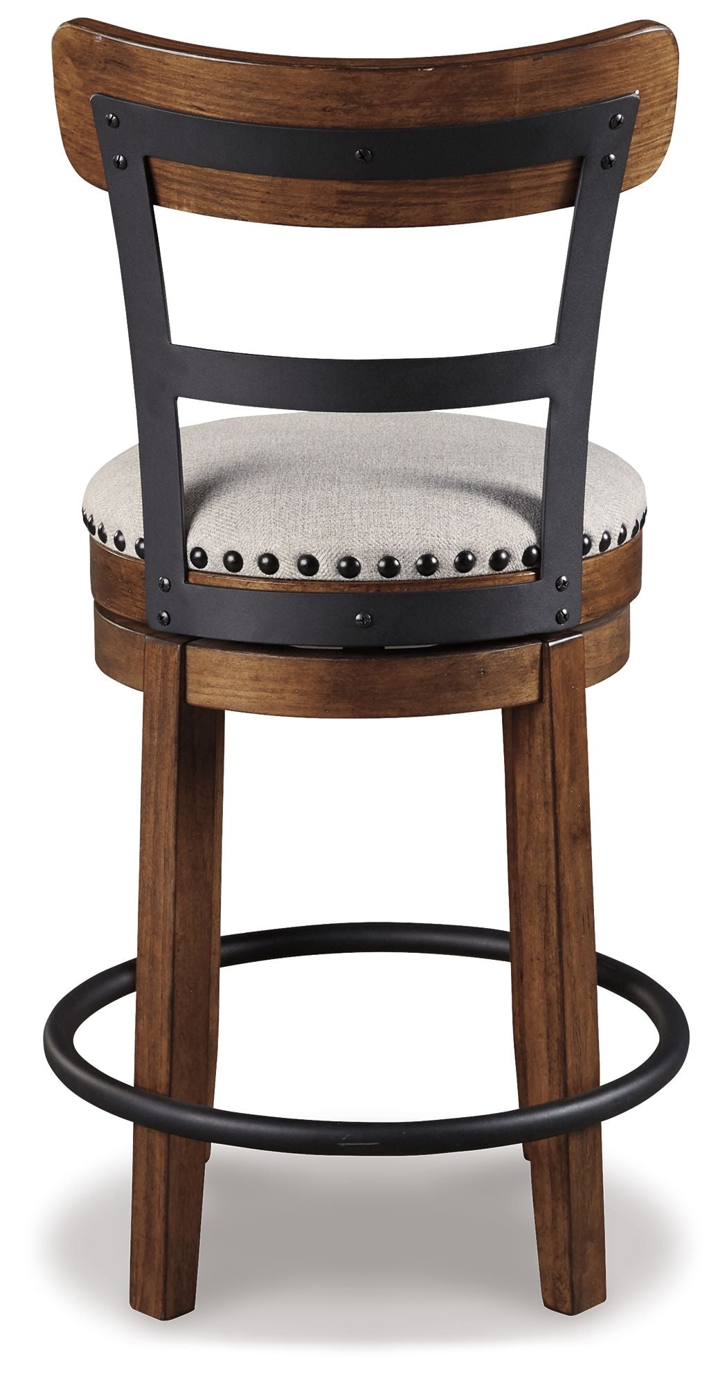 Valebeck - Full Back Swivel Stool - R&R Furniture Gallery (Fountain Valley, CA)