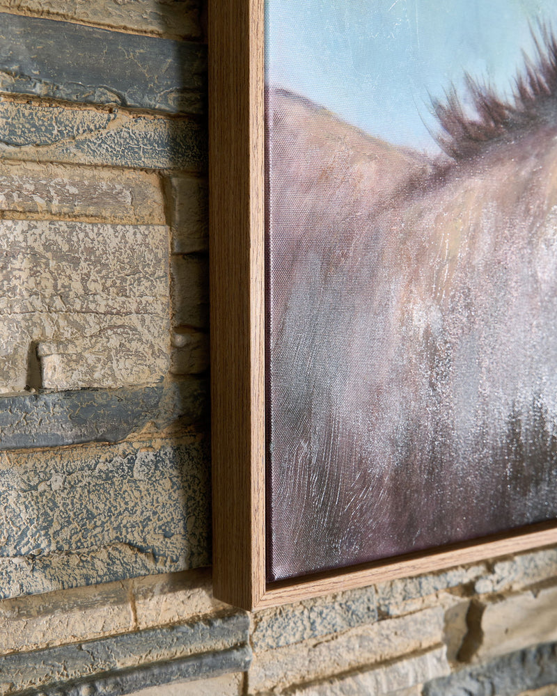 Landerton - Wall Art - Brown / Blue / White - R&R Furniture Gallery (Fountain Valley, CA)
