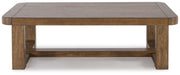 Cabalynn - Rectangular Cocktail Table - Light Brown - R&R Furniture Gallery (Fountain Valley, CA)