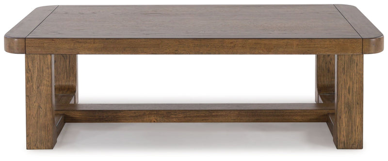 Cabalynn - Rectangular Cocktail Table - Light Brown - R&R Furniture Gallery (Fountain Valley, CA)