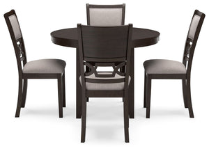 Langwest - Dining Room Table Set (Set of 5) - Brown - R&R Furniture Gallery (Fountain Valley, CA)