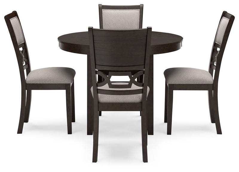 Langwest - Dining Room Table Set (Set of 5) - Brown - R&R Furniture Gallery (Fountain Valley, CA)