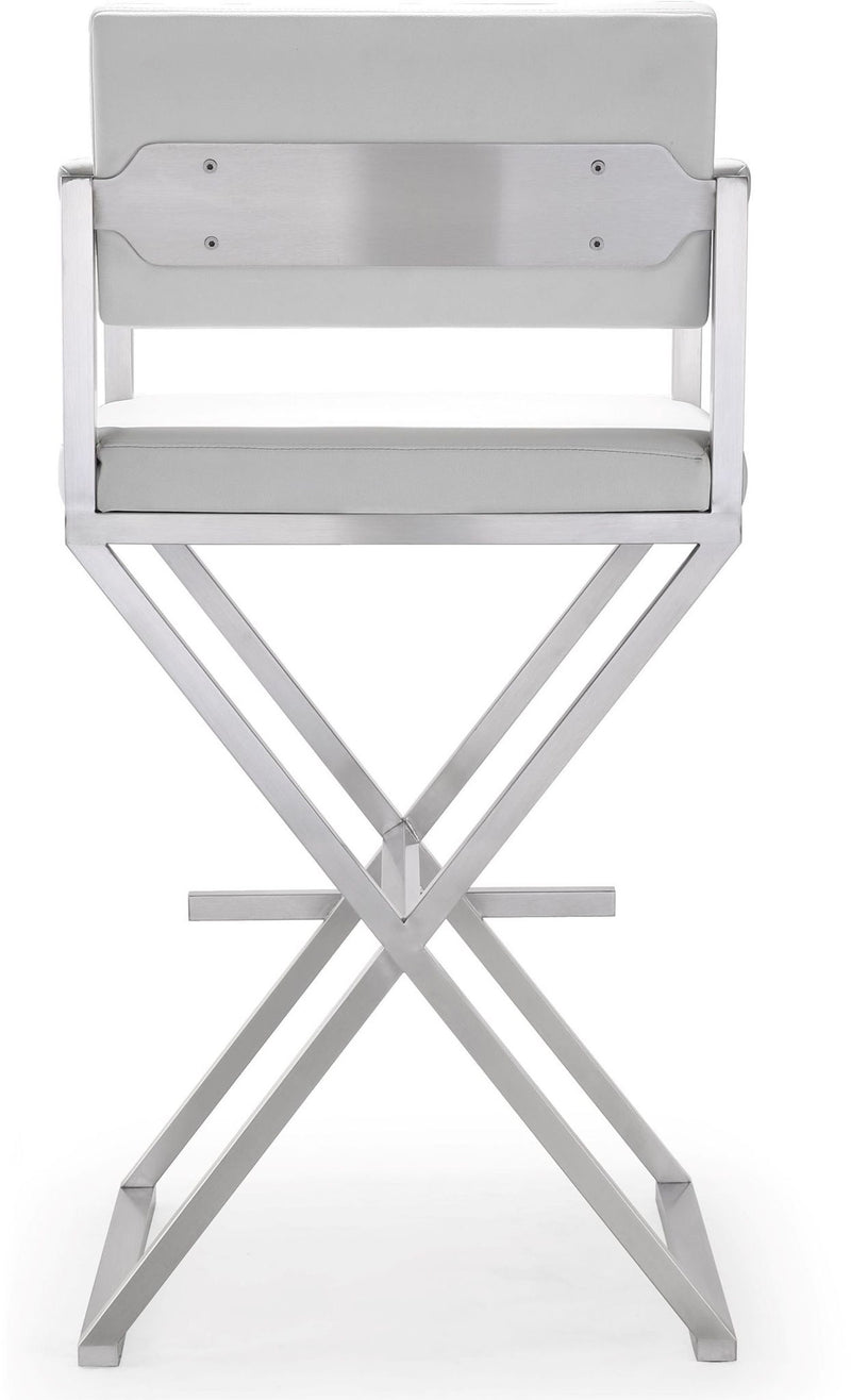 Director - Stainless Steel Barstool - R&R Furniture Gallery (Fountain Valley, CA)