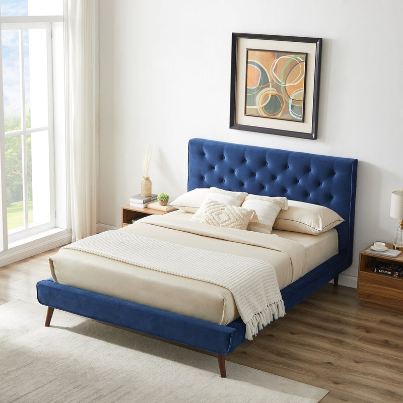 Dillon - Mid-Century Platform Bed - R&R Furniture Gallery (Fountain Valley, CA)