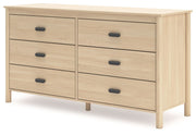 Cabinella - Six Drawer Dresser - Tan - R&R Furniture Gallery (Fountain Valley, CA)