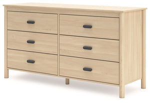 Cabinella - Six Drawer Dresser - Tan - R&R Furniture Gallery (Fountain Valley, CA)