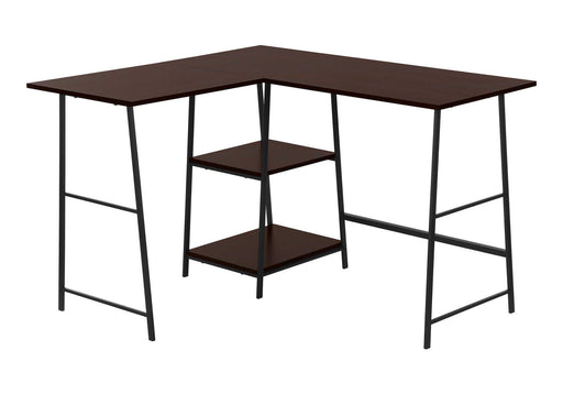 Computer Desk, Home Office, Corner, Storage Shelves, L Shape, Work, Laptop, Contemporary, Modern - R&R Furniture Gallery (Fountain Valley, CA)
