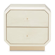 La Rachelle - 2-Drawer Nightstand - Champagne - R&R Furniture Gallery (Fountain Valley, CA)