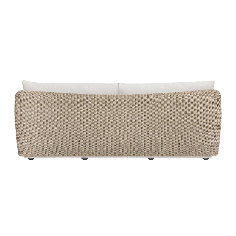 Sunset - Wicker Outdoor Sofa - Oatmeal / Oyster White