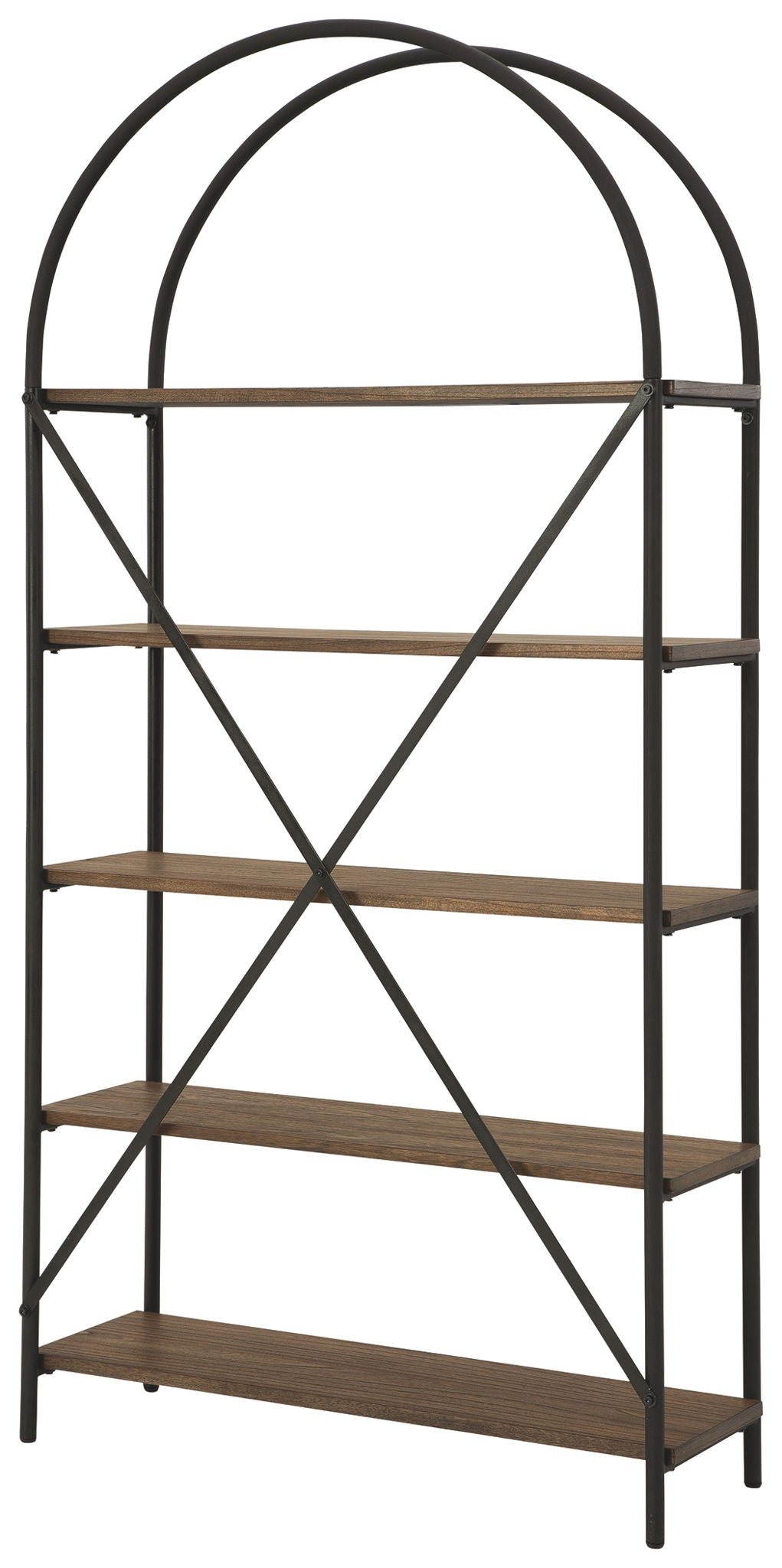 Galtbury - Bookcase - Brown / Black - R&R Furniture Gallery (Fountain Valley, CA)