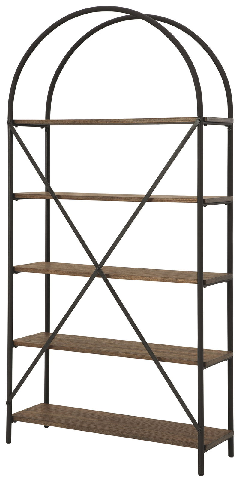 Galtbury - Bookcase - Brown / Black - R&R Furniture Gallery (Fountain Valley, CA)
