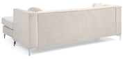 Delray - Micro Suede Sofa Chaise - R&R Furniture Gallery (Fountain Valley, CA)
