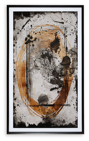 Clefting - Wall Art - Black / Caramel / Tan - R&R Furniture Gallery (Fountain Valley, CA)