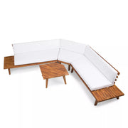 Hillcrest - V Shaped 4 Piece Sofa Set, Water Resistant - R&R Furniture Gallery (Fountain Valley, CA)