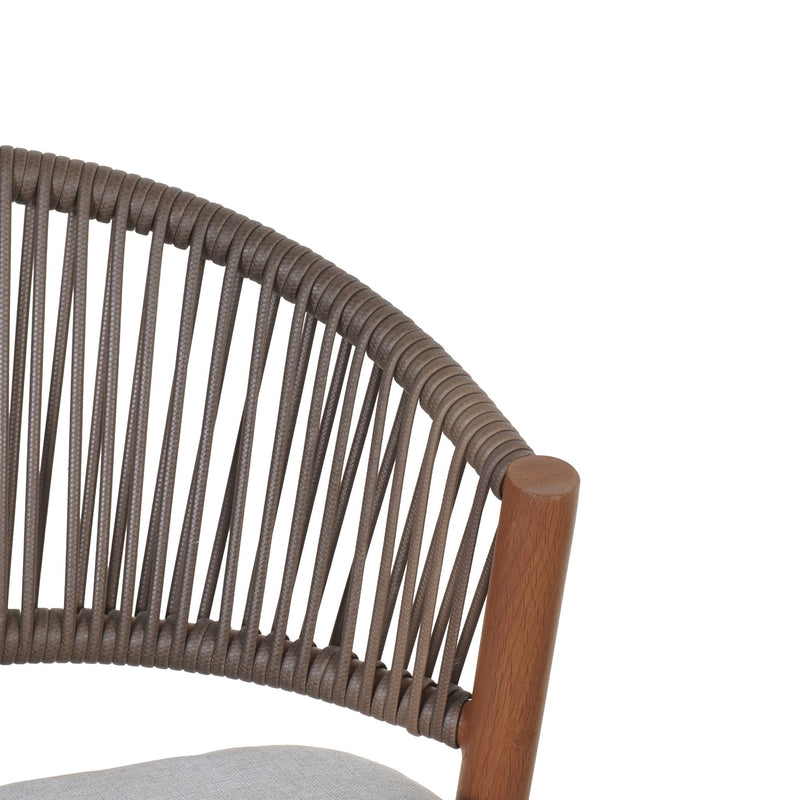 Outdoor 26" Counter Height Metal Frame Counter Stools With Scallop Shaped Backrest & Water Resistant Cushions - R&R Furniture Gallery (Fountain Valley, CA)
