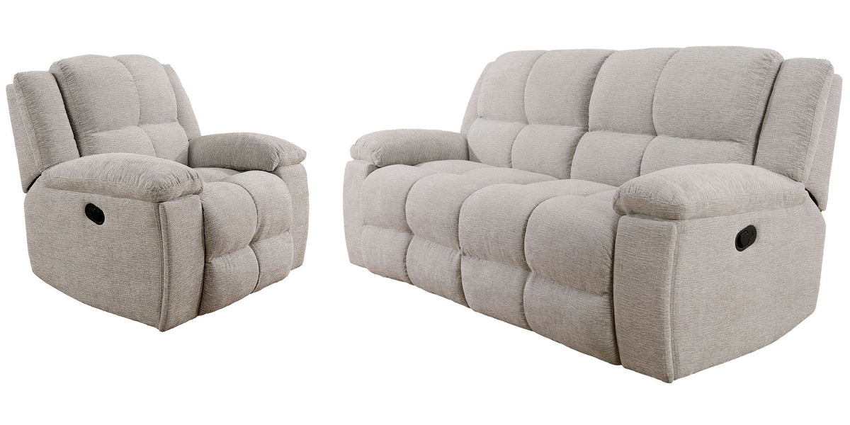 Buster - Manual Glider Reclining Sofa Set - R&R Furniture Gallery (Fountain Valley, CA)