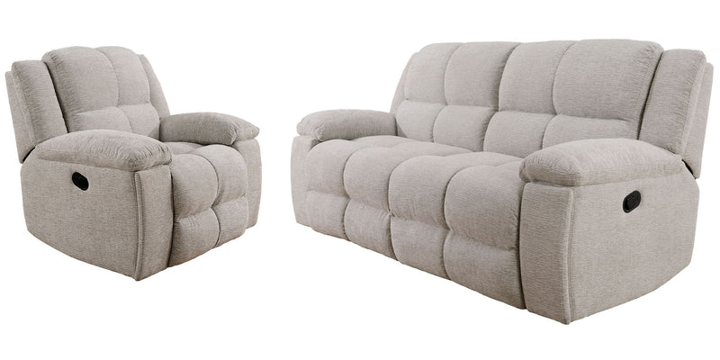 Buster - Manual Glider Reclining Sofa Set - R&R Furniture Gallery (Fountain Valley, CA)