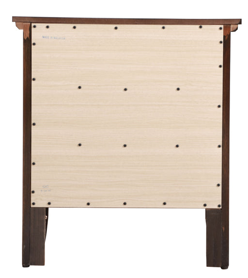 Hammond 3-drawer nightstand in cappuccino finish by Glory Furniture, accent piece with wooden drawers and sleek design.