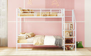 Bunk Bed With Lateral Storage Ladder And Wardrobe - R&R Furniture Gallery (Fountain Valley, CA)