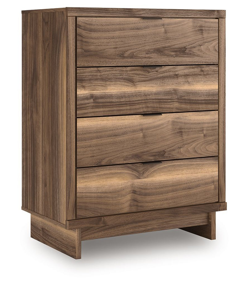 Chirason - Four Drawer Chest - Brown - R&R Furniture Gallery (Fountain Valley, CA)