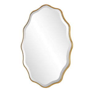 Engineered Wood Mirror - Gold Leaf