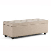 Hamilton - Upholstered Storage Ottoman - R&R Furniture Gallery (Fountain Valley, CA)