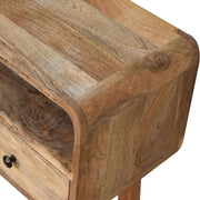 Curved Chestnut Console Table - R&R Furniture Gallery (Fountain Valley, CA)