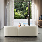 Donna - Japandi Design Boucle Sofa - R&R Furniture Gallery (Fountain Valley, CA)