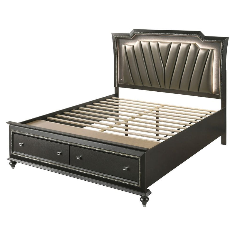 Kaitlyn - Bed (LED HB) - R&R Furniture Gallery (Fountain Valley, CA)