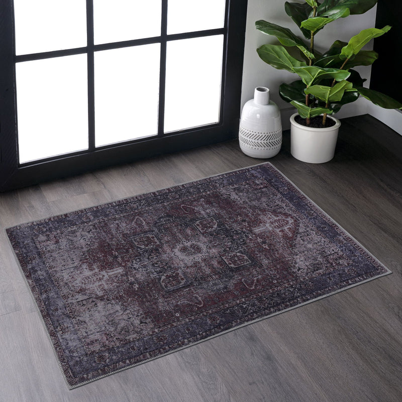 Maval - Unique Washable Area Rug - R&R Furniture Gallery (Fountain Valley, CA)