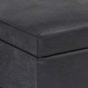 Owen - Upholstered Rectangular Storage Ottoman - R&R Furniture Gallery (Fountain Valley, CA)