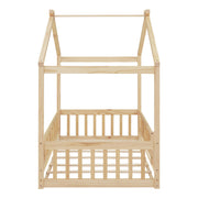 Bed House Bed Frame With Fence - R&R Furniture Gallery (Fountain Valley, CA)