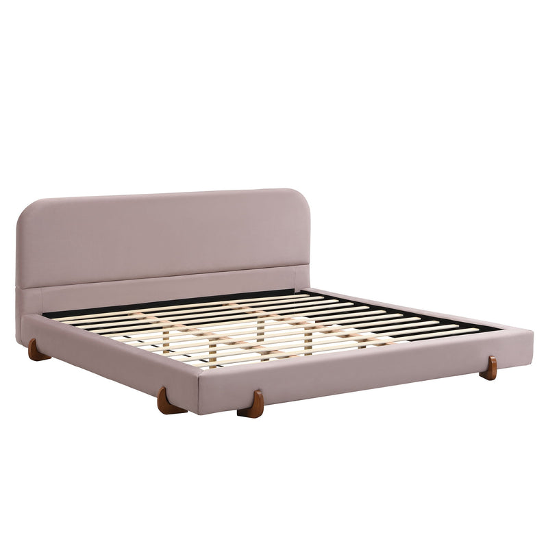 Elegant Upholstered Bed Frame - R&R Furniture Gallery (Fountain Valley, CA)