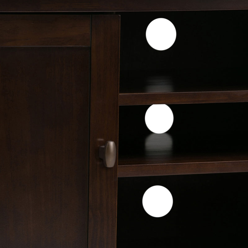 Warm Shaker - TV Media Stand Handcrafted - R&R Furniture Gallery (Fountain Valley, CA)