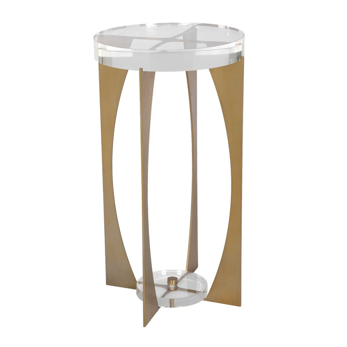 Kolkata - Accent Table - Brass