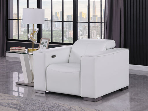 1208 - Leather Power Reclining Chair With Power Headrest - R&R Furniture Gallery (Fountain Valley, CA)