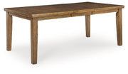 Urbinforte - Dining Room Butterfly Extension Table - Light Brown - R&R Furniture Gallery (Fountain Valley, CA)