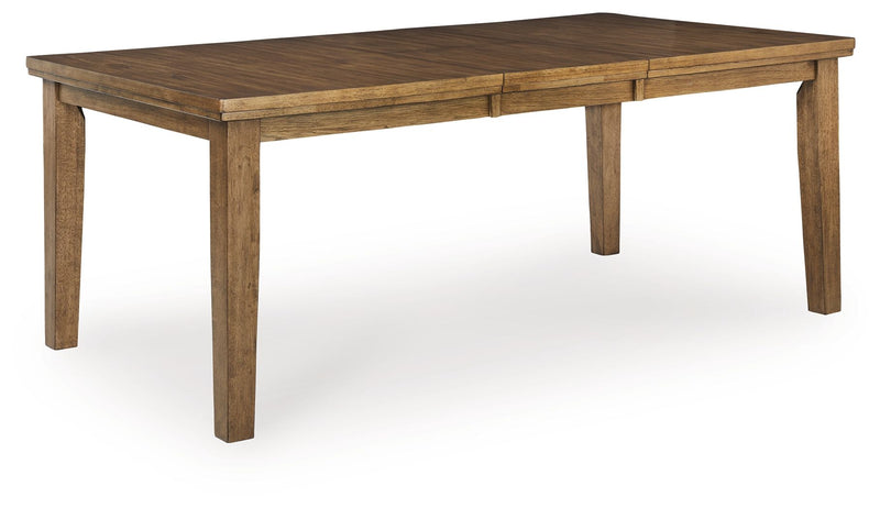 Urbinforte - Dining Room Butterfly Extension Table - Light Brown - R&R Furniture Gallery (Fountain Valley, CA)