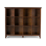 Simpli-Home Artisan Cube Storage organizer with multiple compartments for versatile home organization and stylish storage.