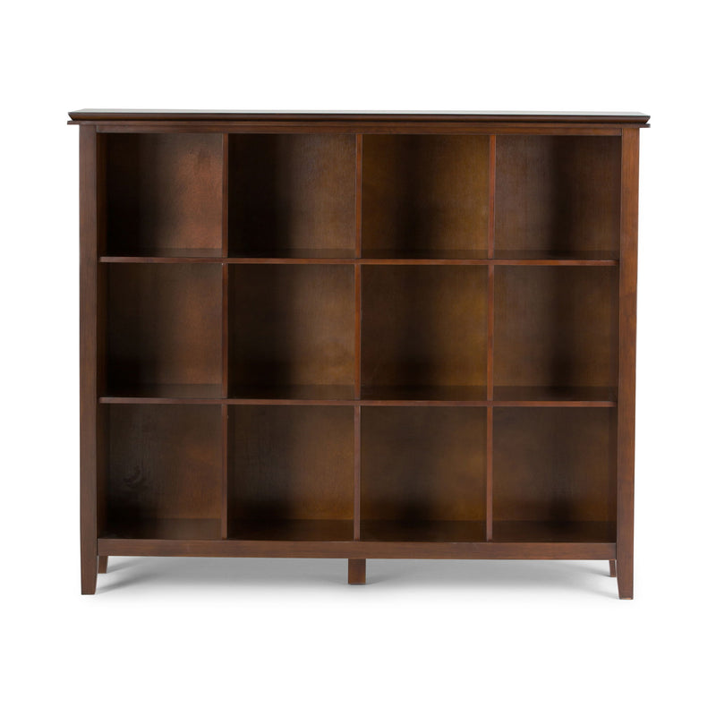Simpli-Home Artisan Cube Storage organizer with multiple compartments for versatile home organization and stylish storage.