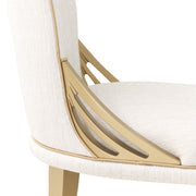 La Terrazza - Dining Side Chair (Set of 2) - Creamy Pearl - R&R Furniture Gallery (Fountain Valley, CA)
