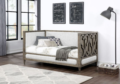 Artesia - Twin Daybed - Tan Fabric & Salvaged Natural - R&R Furniture Gallery (Fountain Valley, CA)