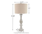 Bernadate - Table Lamp (Set of 2) - R&R Furniture Gallery (Fountain Valley, CA)