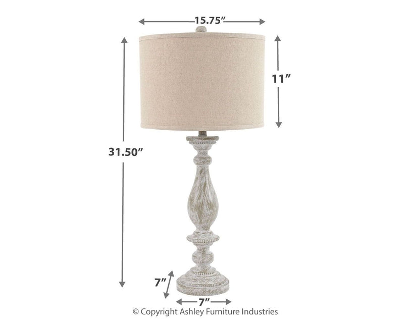 Bernadate - Table Lamp (Set of 2) - R&R Furniture Gallery (Fountain Valley, CA)