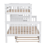 Bunk Bed With Twin Size Trundle, Storage And Guard Rail For Bedroom - R&R Furniture Gallery (Fountain Valley, CA)