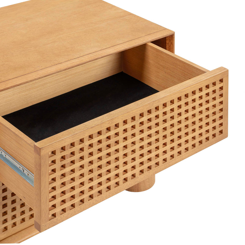 Miles - Nightstand - Natural - R&R Furniture Gallery (Fountain Valley, CA)